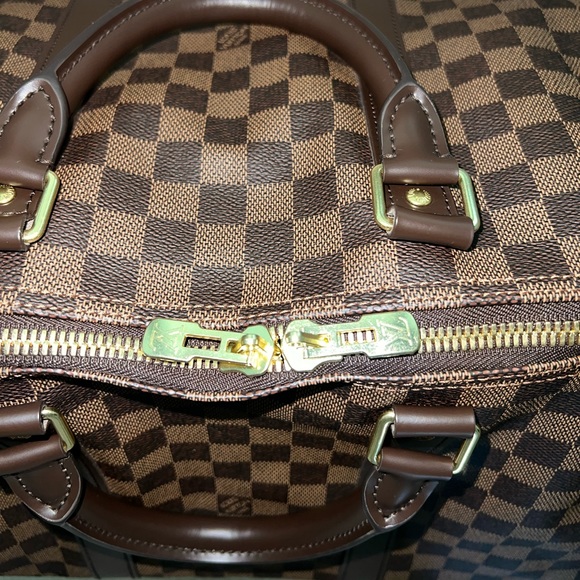 LIKE NEW Louis Vuitton ♡ Keepall Bandoulière 55 Damier Ebene Duffle - Picture 7 of 16